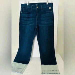 Women’s Tommy Hilfiger navy tie dye jeans. Size 10